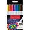 Flomasteriai Faber-Castell Broadpen 2,5 mm, 10 spalvų