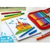 Flomasteriai Faber-Castell Castle Cardboardbox, 24 spalvų