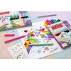 Flomasteriai Faber-Castell Unicorn, 10+3 spalvų + lipdukai