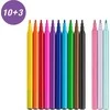 Flomasteriai Faber-Castell Unicorn, 10+3 spalvų + lipdukai