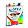 Flomasteriai Fila Giotto Turbo Color, 24 spalvos