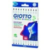 Flomasteriai Fila Giotto Turbo Dobble, dvipusiai, 10 spalvų