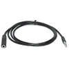 Garso kabelis REAL-EL Audio Pro 3,5 mm (vyriškas) – 3,5 mm (moteriškas), 1 m, juodas