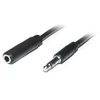 Garso kabelis REAL-EL Audio Pro 3,5 mm (vyriškas) – 3,5 mm (moteriškas), 1 m, juodas