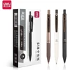 Gelinis rašiklis Deli S18 0,5 mm, įvairių spalvų korpusas, juodos spalvos šerdelė