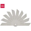Geležtės kanceliariniam peiliukui DELI 18mm SK5 , 10 vnt/pak