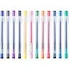Geliniai rašikliai DELI Delight 0.5mm, 12 spalvų