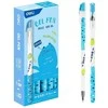 Gelinis rašiklis DELI Cat 0.5 mm, mėlynos spalvos