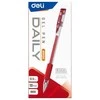 Gelinis rašiklis DELI Daily 0.5mm raudonas