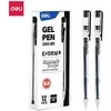 Gelinis rašiklis Deli Every 0.5 mm juodos spalvos