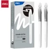 Gelinis rašiklis Deli, G161, 0.5 mm, nutrinamas, juodos spalvos