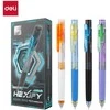 Gelinis rašiklis DELI Hexify ST, 0,5 mm, mėlynas rašalas