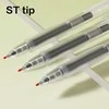 Gelinis rašiklis Deli Lineum Gel 0,5mm, greitai džiūstantis, mėlynos spalvos