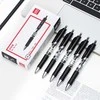 Gelinis rašiklis Deli S01 0.5 mm, juodas