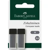 Grafitai skriestuvui Faber-Casell, H, 2x6vnt