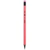 Grafitinis pieštukas Deli Neon U54600, HB, neoninių spalvų, su trintuku