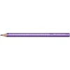 *Grafitinis pieštukas Faber-Castell Jumbo Sparkle, violetinės spalvos