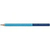 Grafitinis pieštukas Faber-Castell Jumbo Grip 2001 Two Tone, juodos / turkio spalvos