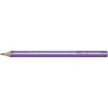 *Grafitinis pieštukas Faber-Castell Jumbo Sparkle, violetinės spalvos