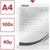 Leitz Įmautės Esselte, A4, 40 mikr., blizgios (100) 0809-103