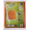 *Įmautės HSK, A4, su praplatėjimu, matinės, su kišenėle, 5vnt, oranžinės spalvos
