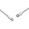 Kabelis REAL-EL MFI PD USB C tipo - Lightning TPE baltas 2m, TPE