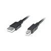 Kabelis REAL-EL USB 2 juodos spalvos 2m