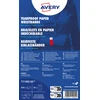 Avery Zweckform Kontrolinė apyrankė Tyvek 265x19mm, neoninės raudonos spalvos