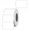 Kainų etiketės 26x16mm, banguotos, 1000vnt, baltos spalvos