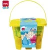 Kinetinis smėlis DELI, 0.5kg, + 6 formelės, geltonos spalvos
