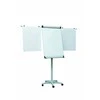 Konferencinis stovas 2x3, Mobilechart TF02, 74x100cm, su ratukais, šoninėmis juostomis, aliuminio rėmu