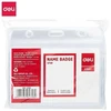 Dėklas vardinei kortelei Deli PVC, 56x91mm, 10vnt