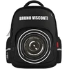 Kuprinė Bruno Visconti Lens, ergonomiška, juodos spalvos