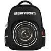 Kuprinė Bruno Visconti Lens, ergonomiška, juodos spalvos