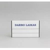 Lentelė informacinė 7.1 Darbo laikas vienpusė, su keičiama informacija, 125x200mm