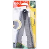 Liniuotė DELI 15cm-30cm sulankstoma juoda