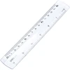 Liniuotė DELI 15cm skaidri