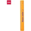 Liniuotė DELI E6206, 18cm, įvairių spalvų