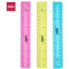 Liniuotė DELI E6208 20cm, įvairių spalvų