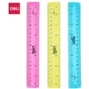 Liniuotė DELI E6208 20cm, įvairių spalvų