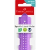 Liniuotė Faber-Castell Sparkle, 30cm violetinės spalvos