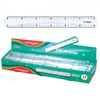 Liniuotė Keyroad 30cm, plastikinė, skaidri
