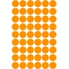 Lipdukai Avery Zweckform, apvalūs, Ø12mm, 270vnt pakuotėje, oranžinės spalvos