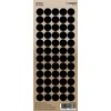 Lipdukai Charlot, apvalūs, Ø12mm, 60vnt pakuotėje, juodos spalvos