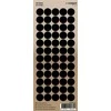 Lipdukai Charlot, apvalūs, Ø12mm, 60vnt pakuotėje, juodos spalvos