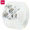 Lipni juosta DELI dvipusė 25,4 mm x 1,5 m skaidri