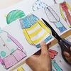 *Lipni spalvinimo knygelė rulone StickN, Little Designer - Žiema