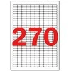Lipnios etiketės Apli, A4, 17.8x10mm, APLI 6750vnt./25lapai nuimamas!