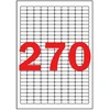Lipnios etiketės Apli, A4, 17.8x10mm, APLI 6750vnt./25lapai nuimamas!