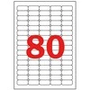 Lipnios etiketės Apli, A4, 35.6x16.9mm, 80 etikečių lape, nuimamos, 25 lapai